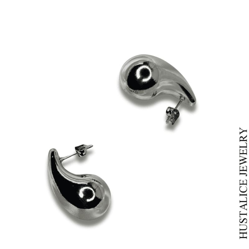 Earring Drop Stainless steel silver/Gold - HUSTALICE