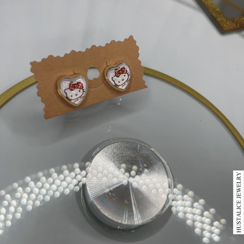 Earring different design Stainless steel Gold/Silver - HUSTALICE