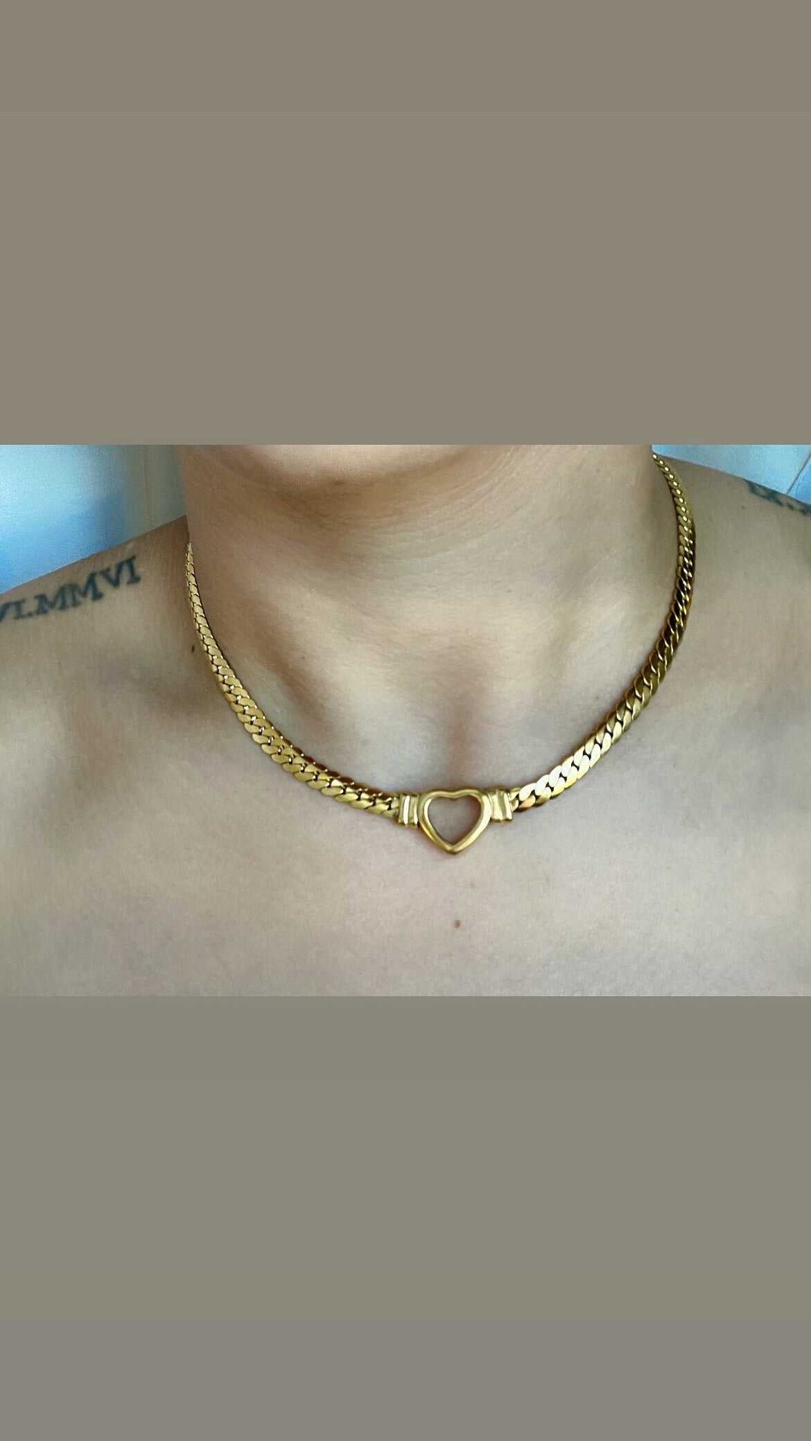 Exclusive Stainless Steel Necklace Color Gold - HUSTALICE
