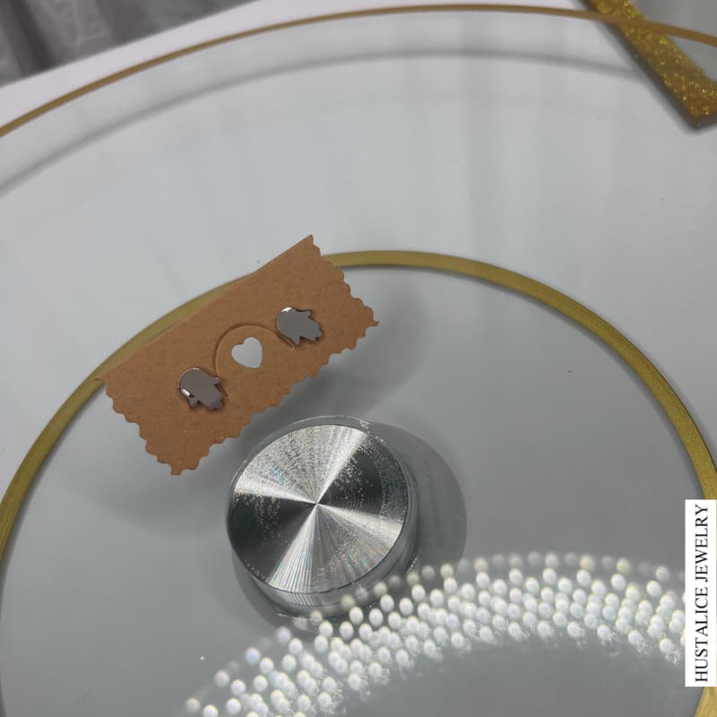 Earring different design Stainless steel Gold/Silver - HUSTALICE