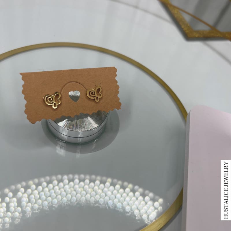 Earring different design Stainless steel Gold/Silver - HUSTALICE