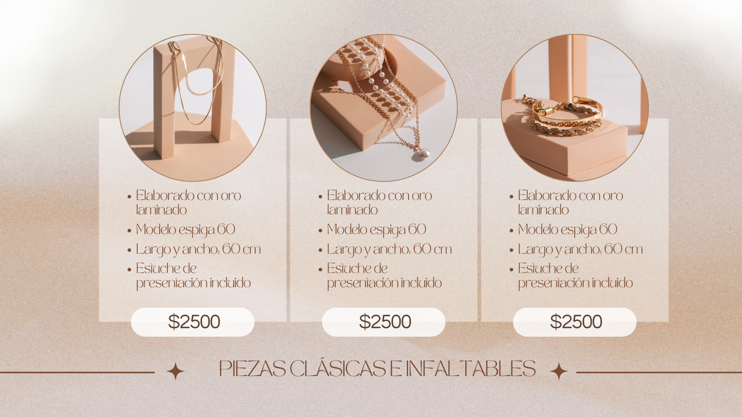 Trendy Stainless Steel Necklace Color Gold