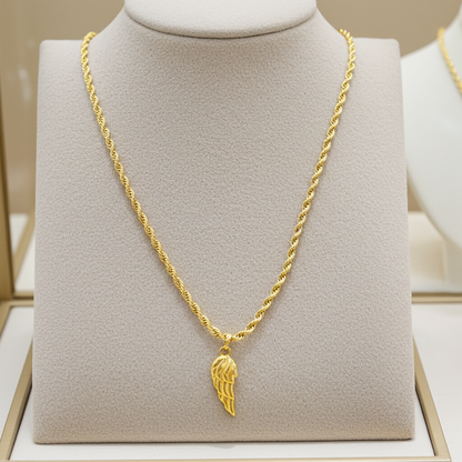 ANGEL Necklace | Stainless Steel | Gold & Silver | Spiritual Jewelry